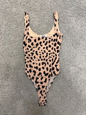 Pink Leopard Print body suit